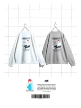 RED CAP GIRL Cardboard Silk Touch Sweatshirt